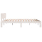 Bedframe Massief Grenenhout Wit 160X200 Cm