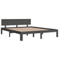 Bedframe Massief Grenenhout Grijs 160X200 Cm