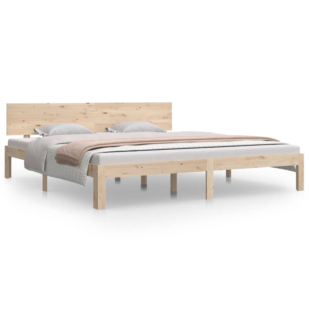 Bedframe Massief Hout 180X200 Cm 6Ft Super King
