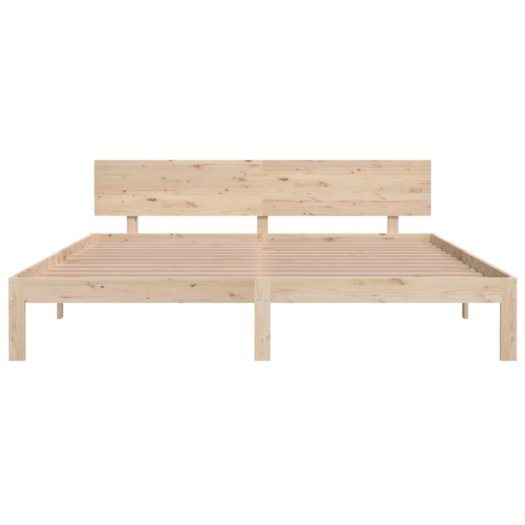 Bedframe Massief Hout 180X200 Cm 6Ft Super King