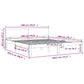 Bedframe Massief Hout 180X200 Cm 6Ft Super King