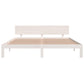 Bedframe Massief Hout Wit 180X200 Cm 6Ft Super King