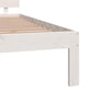 Bedframe Massief Hout Wit 180X200 Cm 6Ft Super King