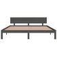 Bedframe Massief Hout Grijs 180X200 Cm 6Ft Super King