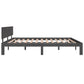 Bedframe Massief Hout Grijs 180X200 Cm 6Ft Super King