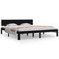 Bedframe Massief Hout Zwart 180X200 Cm 6Ft Super King