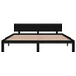 Bedframe Massief Hout Zwart 180X200 Cm 6Ft Super King