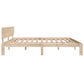 Bedframe Massief Grenenhout 200X200 Cm