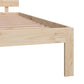 Bedframe Massief Grenenhout 200X200 Cm