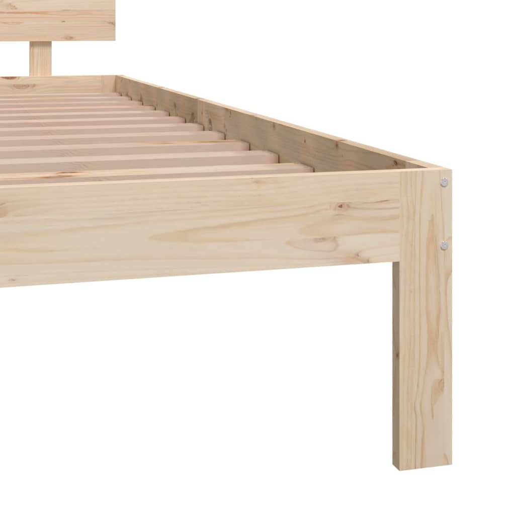 Bedframe Massief Grenenhout 200X200 Cm