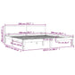 Bedframe Massief Grenenhout 200X200 Cm