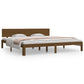 Bedframe Massief Grenenhout Honingbruin 200X200 Cm