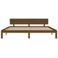 Bedframe Massief Grenenhout Honingbruin 200X200 Cm