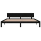 Bedframe Massief Grenenhout Zwart 200X200 Cm
