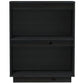 Wandkast 60X34X75 Cm Massief Grenenhout Zwart