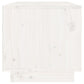 Tv-Meubel 60X35X35 Cm Massief Grenenhout Wit