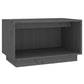 Tv-Meubel 60X35X35 Cm Massief Grenenhout Grijs