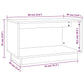 Tv-Meubel 60X35X35 Cm Massief Grenenhout Honingbruin