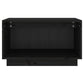 Tv-Meubel 60X35X35 Cm Massief Grenenhout Zwart