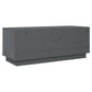 Tv-Meubel 90X35X35 Cm Massief Grenenhout Grijs