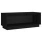 Tv-Meubel 90X35X35 Cm Massief Grenenhout Zwart