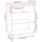 Wandkast 60X34X75 Cm Massief Grenenhout Grijs