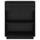 Wandkast 60X34X75 Cm Massief Grenenhout Zwart