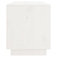 Tv-Meubel 74X34X40 Cm Massief Grenenhout Wit