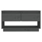 Tv-Meubel 74X34X40 Cm Massief Grenenhout Grijs