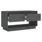 Tv-Meubel 74X34X40 Cm Massief Grenenhout Grijs