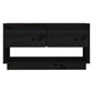 Tv-Meubel 74X34X40 Cm Massief Grenenhout Zwart