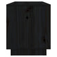 Tv-Meubel 74X34X40 Cm Massief Grenenhout Zwart