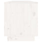 Tv-Meubel 110,5X34X40 Cm Massief Grenenhout Wit