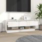 Tv-Meubel 110,5X34X40 Cm Massief Grenenhout Wit