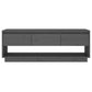 Tv-Meubel 110,5X34X40 Cm Massief Grenenhout Grijs