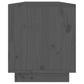 Tv-Meubel 110,5X34X40 Cm Massief Grenenhout Grijs