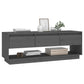Tv-Meubel 110,5X34X40 Cm Massief Grenenhout Grijs