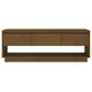 Tv-Meubel 110,5X34X40 Cm Massief Grenenhout Honingbruin