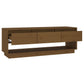 Tv-Meubel 110,5X34X40 Cm Massief Grenenhout Honingbruin