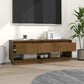 Tv-Meubel 110,5X34X40 Cm Massief Grenenhout Honingbruin