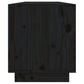 Tv-Meubel 110,5X34X40 Cm Massief Grenenhout Zwart
