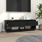 Tv-Meubel 110,5X34X40 Cm Massief Grenenhout Zwart