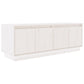 Tv-Meubel 110X34X40 Cm Massief Grenenhout Wit