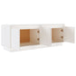Tv-Meubel 110X34X40 Cm Massief Grenenhout Wit