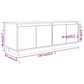 Tv-Meubel 110X34X40 Cm Massief Grenenhout Wit