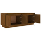 Tv-Meubel 110X34X40 Cm Massief Grenenhout Honingbruin
