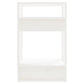 Boekenkast/Kamerscherm 41X35X57 Cm Massief Grenenhout Wit