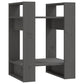 Boekenkast/Kamerscherm 41X35X57 Cm Massief Grenenhout Grijs