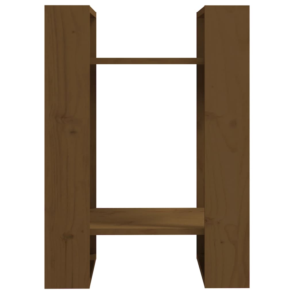 Boekenkast/Kamerscherm 41X35X57 Cm Grenenhout Honingbruin