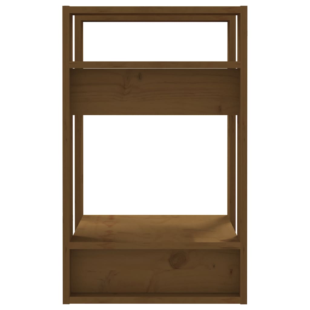 Boekenkast/Kamerscherm 41X35X57 Cm Grenenhout Honingbruin